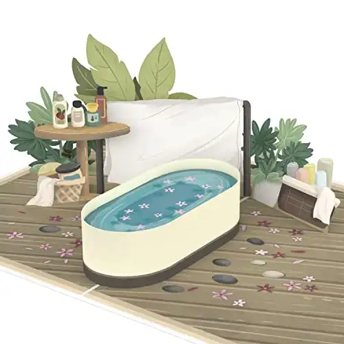 Pop-Up Karte Wellness Gutschein
