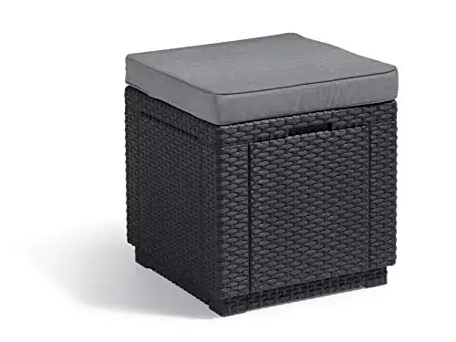 Keter Cube Hocker mit Stauraum