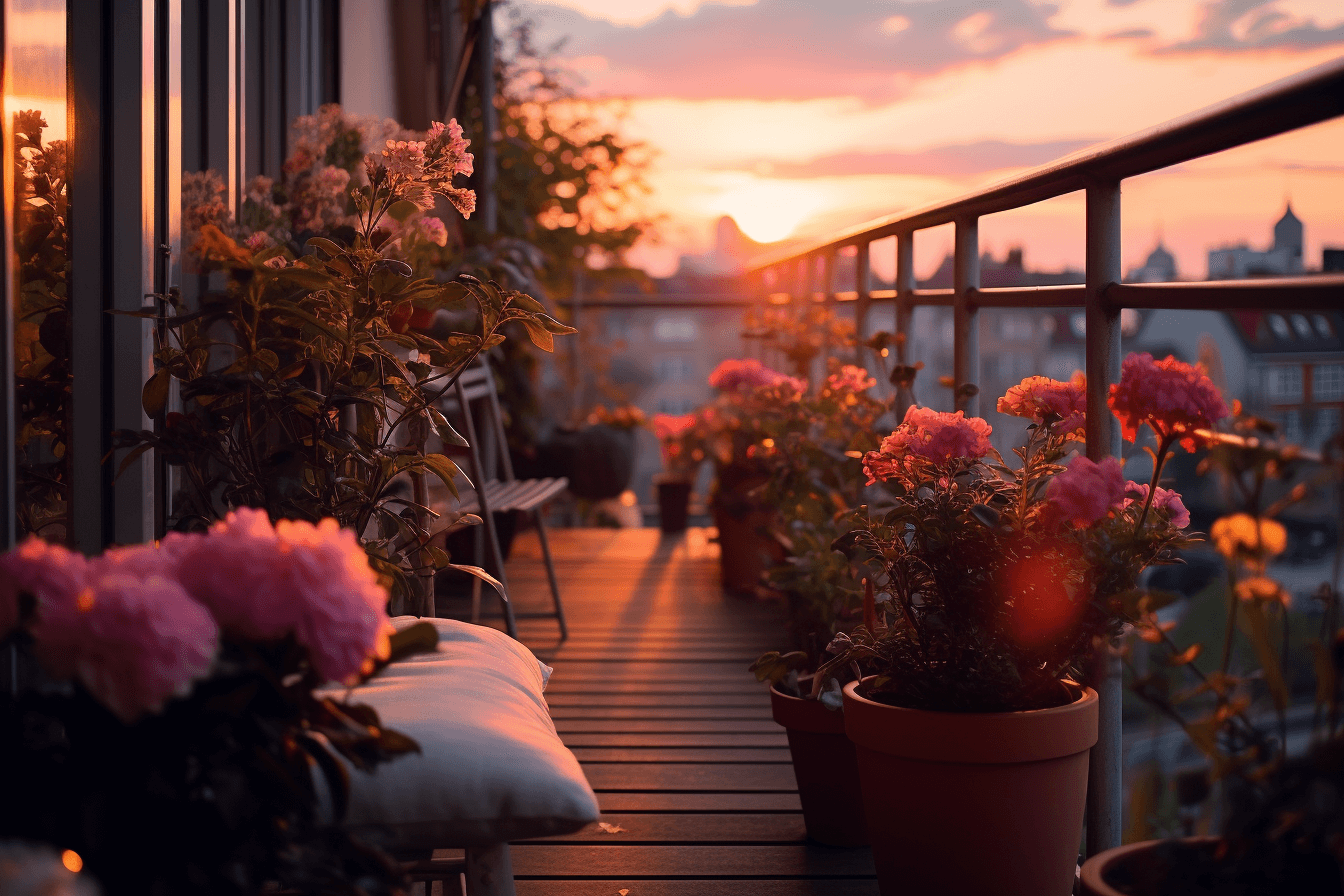 Kleinen Balkon ohne Dach gestalten ≫ die 6 besten Ideen!