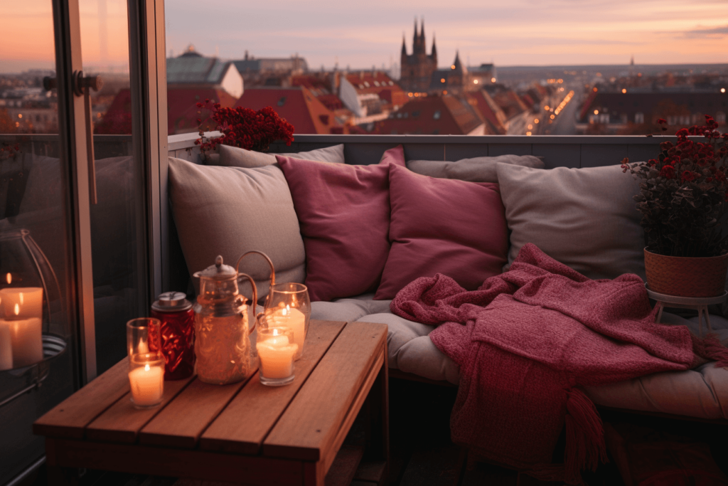 kleinen balkon dekorieren
