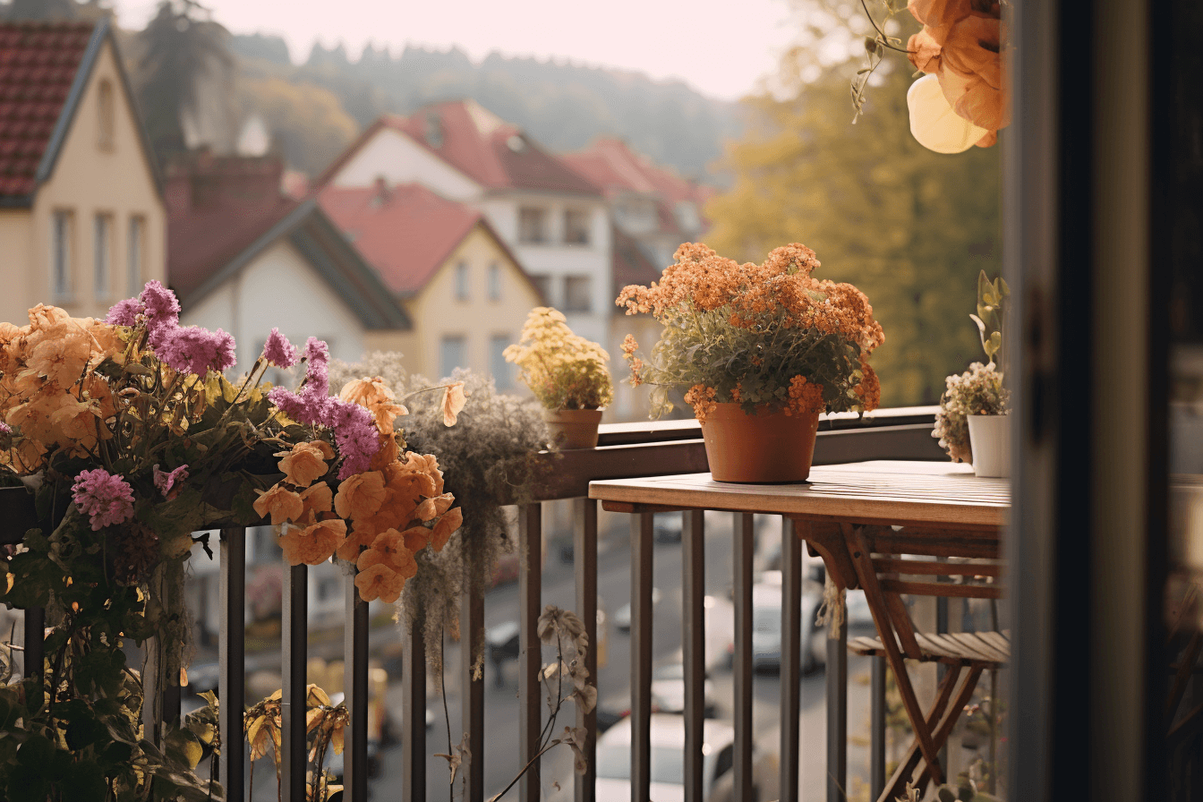 Kleinen Balkon gemütlich gestalten ≫ 23 kreative Ideen!
