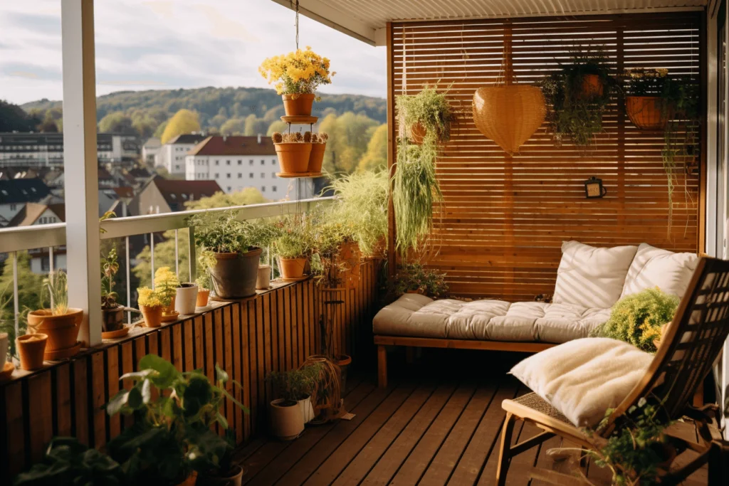8 schöne Deko-Ideen für kleine Balkone