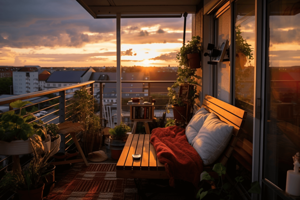 balkon vertical gardening