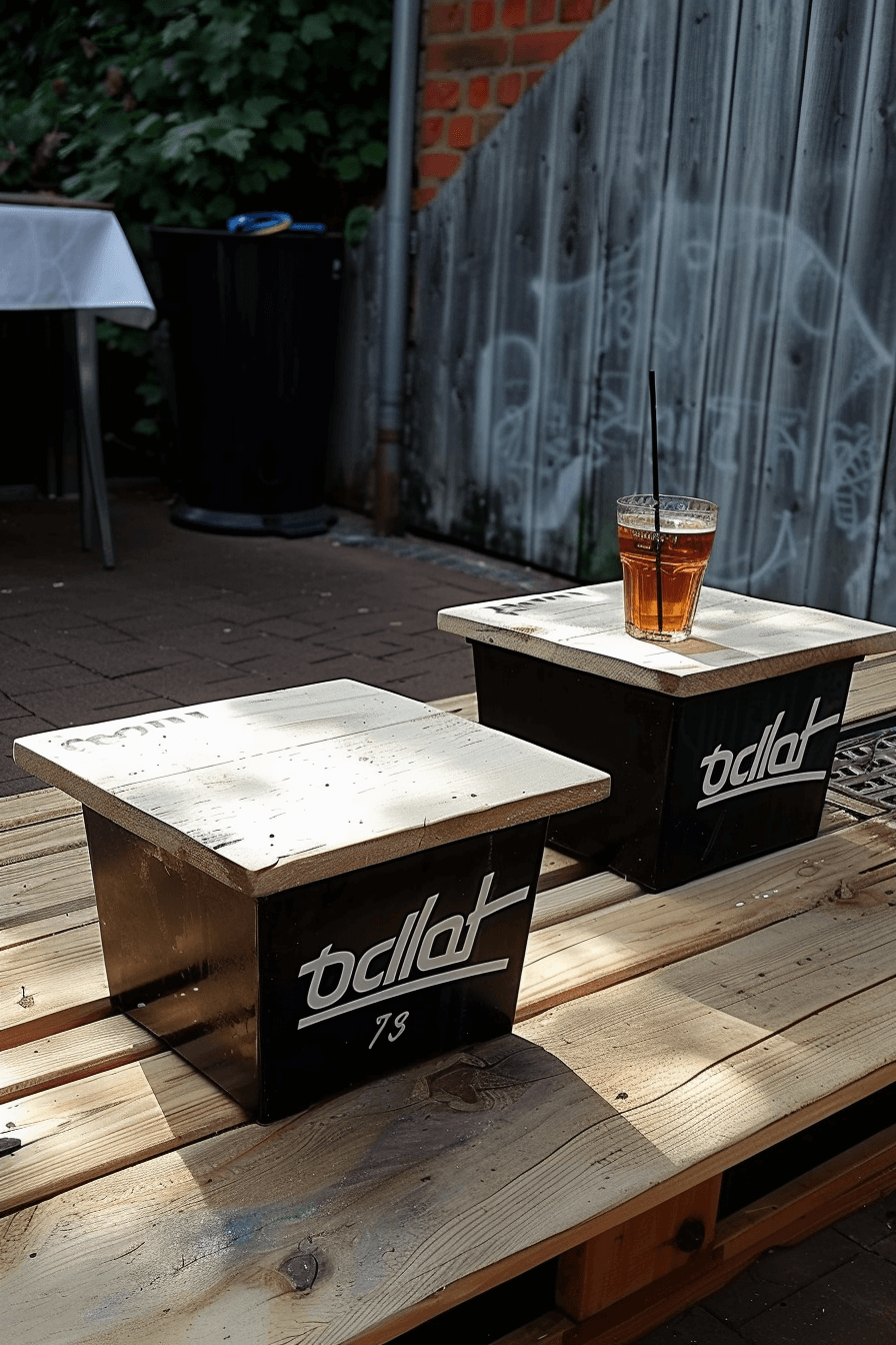 diy getränkekisten tisch