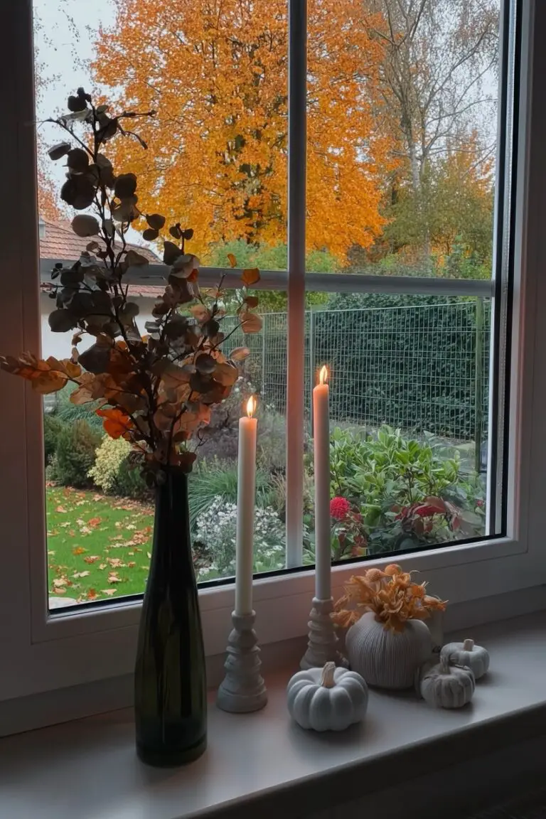 10 herbstliche Fensterdeko Ideen