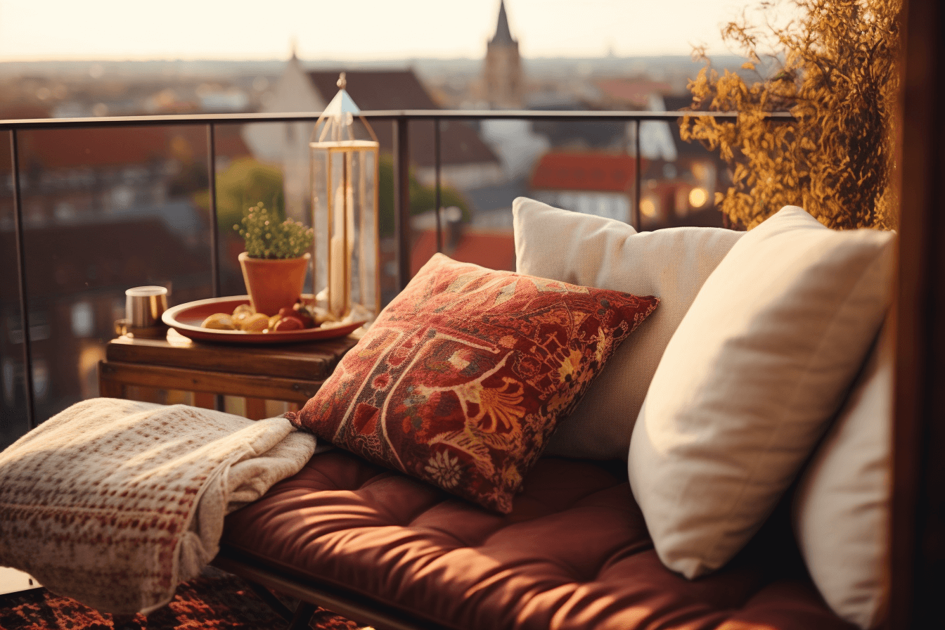 Kleinen Balkon gemütlich gestalten ≫ 23 kreative Ideen!