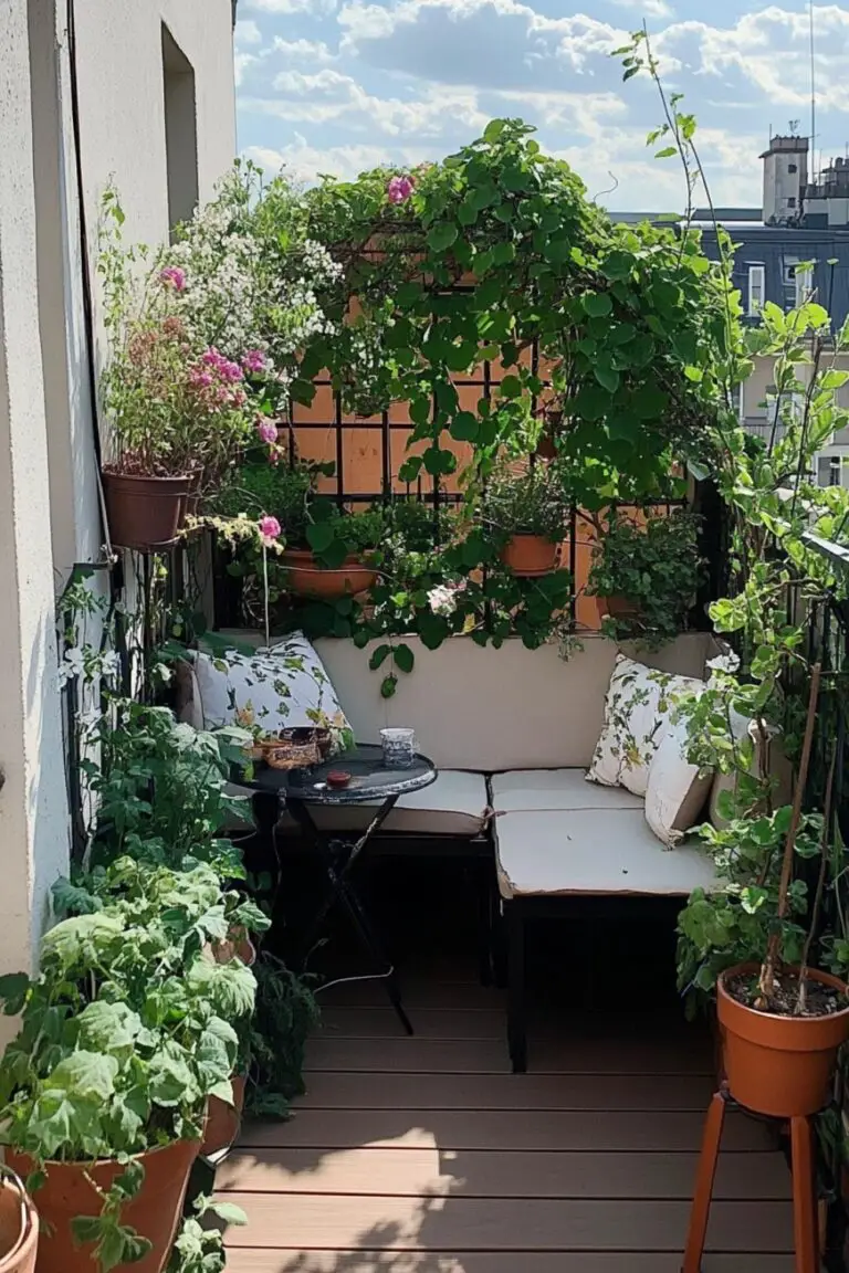 Kleinen Balkon ohne Dach gestalten – die 6 besten Ideen!
