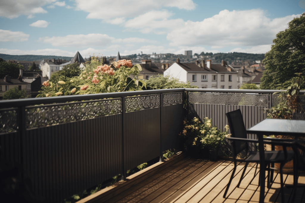 kleiner balkon sichtschutz