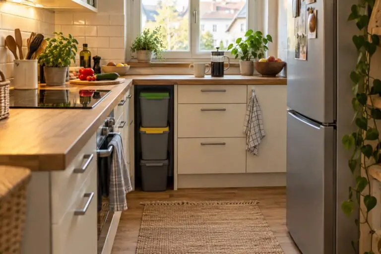 Mülltrennung in der kleinen Küche: 14 Lösungen, die wenig Platz brauchen