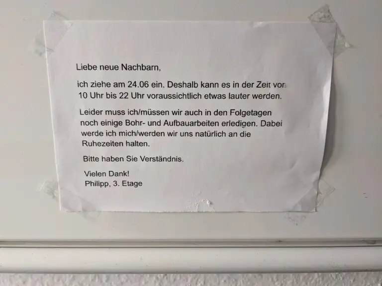 nachbarn über umzug informieren mustervorlage