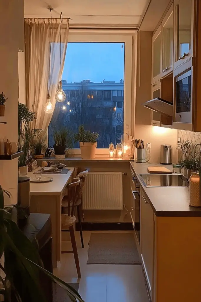 sitzecke in kleiner küche