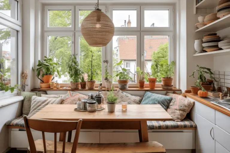 12 platzsparende Essplatz Ideen für kleine Küchen