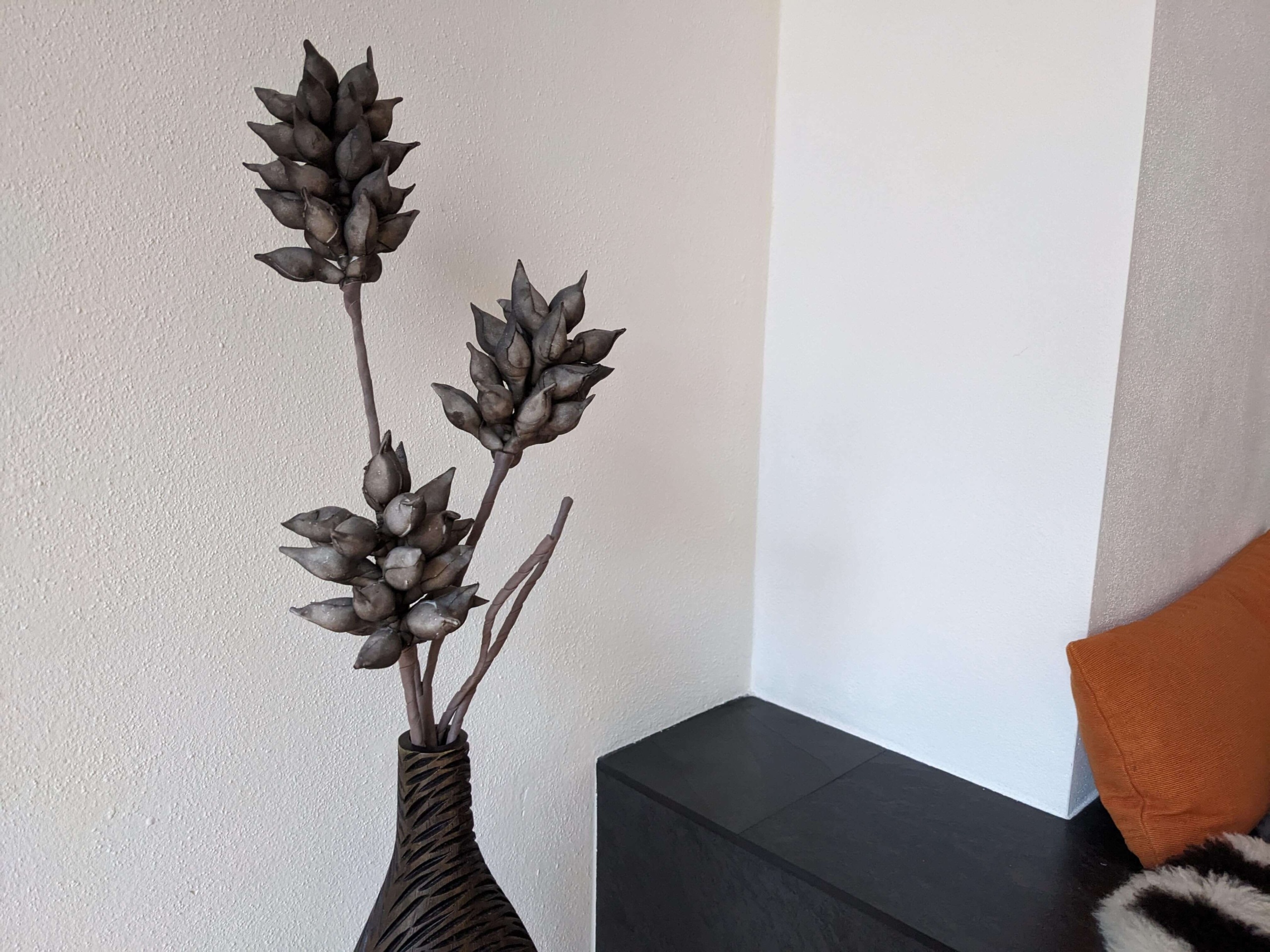 vase dekorieren ohne blumen