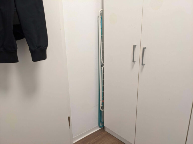 Wäscheständer verstauen – 16 kreative Ideen!